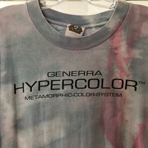 Rare Generra Hypercolor T Shirt Large 